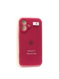 Чохол iPhone 17 Silicon Case original FULL Camera №35 rose red (4you)