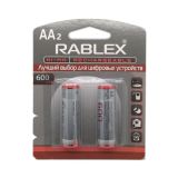АКБ Rablex HR6 600mAh AA (2 на блистере)