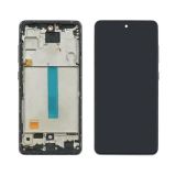 LCD Samsung A52 4G (A525) / A526 5G із чорним тачскрином + чорна корпусна рамка IPS (M) 