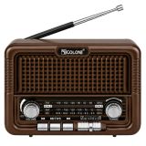Радиоприемник Golon RX-7070BT (Bluetooth, USB, microSD) Brown
