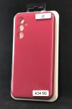Чехол Samsung A34(5G) Silicon Original FULL №2 Rose red (4you)
