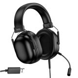 Гарнітура HOCO W113 (мікрофон) (Монітори) Black