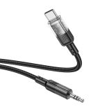 Перехідник HOCO UPA27 Type-C тато/3.5 тато 1,2m (круглий) Black