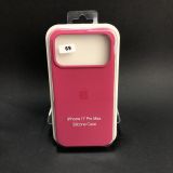 Чохол iPhone 17ProMax/18ProMax Silicon Case original FULL №69 raspberry (4you)