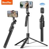 Держатель для Selfi Monopod NeePho NP-Z12S (с триногой) Black