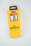 Usb-cable Micro Usb Aspor AC-01 L 2.1A 2m original 100% (круглый шнур) White