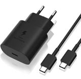 CЗУ SAMSUNG PD 2в1 45W (EP-TA800) + кабель Type-C-Type-C Black