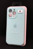 Чохол iPhone 12Pro Silicon Case original FULL Camera № 45 sky blue ( 4you )