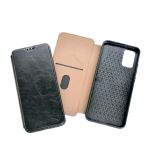 Flip Cover for Xiaomi Redmi Note 12 5G DDU Premium Black ( PU Шкіра ) ( 4you )