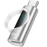 Переходник HOCO UA32A Type-C/Lightning Silver