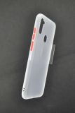 Чехол Samsung A11/A115 Silicon Gingle Matte white/red "Акционная цена"