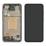 LCD Samsung M32/M325 Galaxy з чорним тачскриномі та корпусною рамкою 6.39" OLED (M) 