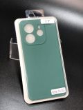 Чехол Xiaomi Redmi Note 14(4G) 164mm Europe version Silicon Original FULL №17 Dark Green (4you)