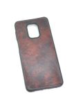 Чехол Xiaomi Redmi 9 Silicon VESTA Leather Dark Brown (P6)