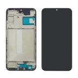 LCD Samsung A25 (5G) /A256 (2023) с черным тачскрином + корпусная рамка IPS (M) 