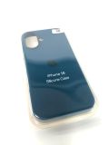 Чохол iPhone 16 Silicon Case original FULL №38 blue cobalt (4you)