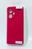 Чехол Xiaomi Redmi Note 13ProPlus Silicon Original FULL №2 Rose red (4you)