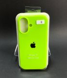 Чехол iPhone 17/18 Silicon Case original FULL №53 neon green (4you) "Акционная цена"