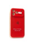 Чохол iPhone 17ProMax Silicon Case original FULL Camera №14 Red (4you)
