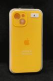 Чехол iPhone 14 Silicon Case original FULL Camera №4 yellow (4you) "Акционная цена"