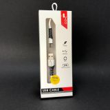 Usb-cable Type-C 4you Florida ( 2A, silicon, білий ) - НОВИНКА!