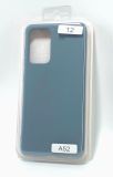 Чехол Samsung A52 Silicon Original FULL №12 Charcoal grey (4you)