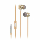 Гарнитура HOCO M16 (микрофон,круглый шнур) Gold "Акционная цена"