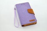 Чохол-книжка 4you Canvas 4 "- 4,4" violet / brown універсальна ТОП Продаж! "Акційна ціна"