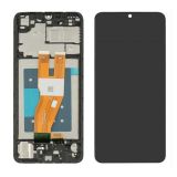 LCD Samsung A05/055 (2022) с черным тачскрином + корпусная рамка (М)