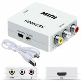 Конвертер HDMI на AV разрешение 1080p White