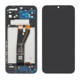 LCD Samsung A14/146B (2023) с черным тачскрином + корпусная рамка черный шлейф REV - V04 (М) 
