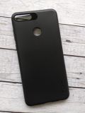 Чехол Samsung A8+/A730 (2018) Silicon Rock black "Акционная цена"
