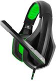 Наушники Gemix X-350 (микрофон, мониторы) Black/green