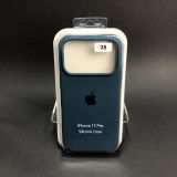 Чохол iPhone 17Pro Silicon Case original FULL №38 blue cobalt (4you)