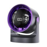 Вентилятор настільний DESKTOP HIGH-SSPEED FAN BY-001 (АКБ, LED, індик/заряду, 4 швидкості Type-C) Violet