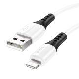 Usb-cable iPhone 5 HOCO X82 2.4A 1m ( круглий ) White