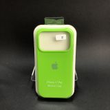 Чохол iPhone 17Pro Silicon Case original FULL №31 lime green (4you)