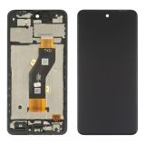 LCD INFINIX Smart 8 (X6525) с чёрным тачскрином + корпусная рамка (М)
