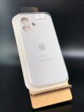 Чехол iPhone 16Plus Silicon Case original FULL Camera №9 White (4you)