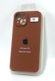 Чехол iPhone 15 Silicon Case original FULL Camera №32 milk chocolate (4you) 