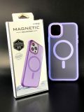 Чохол iPhone 15Pro Silicon SPACE with MagSafe Lilac