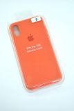 Чехол iPhone X/XS Silicon Case original FULL №2 persimmon (4you)