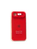 Чохол iPhone 17air Silicon Case original FULL Camera №14 Red (4you)