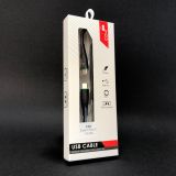 Cable Type-C/Type-C 4you Elbe (3A, silicon) Black (від10шт - 10%)