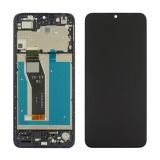 LCD Motorola E13 (XT2345) із чорним тачскрином + корпусна рамка (М)