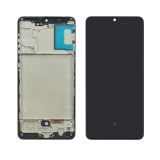 LCD Samsung A31/A315 (2020) с черным тачскрином + корпусная рамка OLED 6,39" (M)