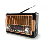 Радіоприймач Golon RX-BT086 (Bluetooth, USB+SD, ліхтарик) Gold