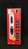 Usb-cable iPhone 5 4you Sula white (2.4A, Silicon)