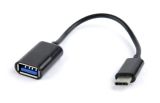 Перехідник Cablexpert A-OTG-CMAF2-01 з Type C тато на USB 2.0 мама (Micro OTG, каб., 15см)