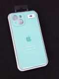Чехол iPhone 11ProMax Silicon Case original FULL Camera №46 mint gam (4you) "Акционная цена"